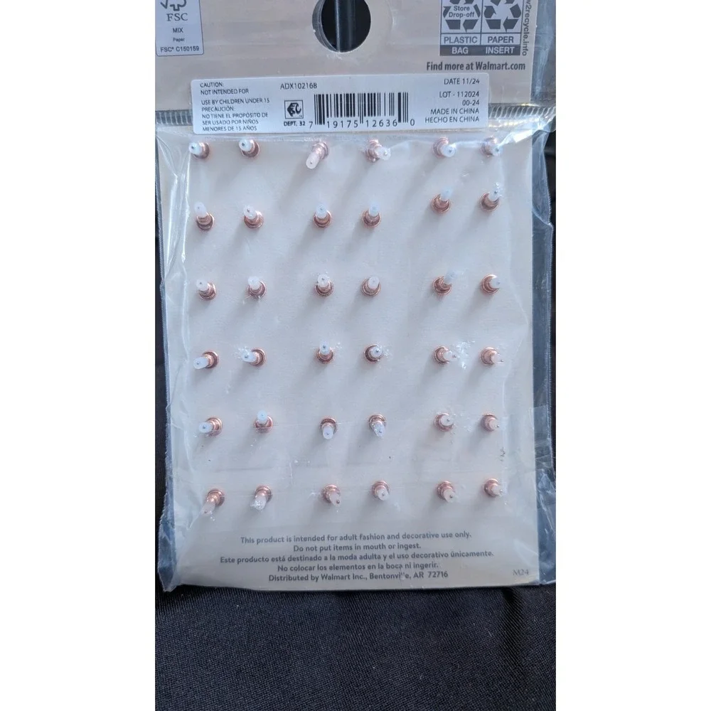 No‎ Boundaries X2 Packs Of 18 Pairs EARRINGS, 36 Pairs total